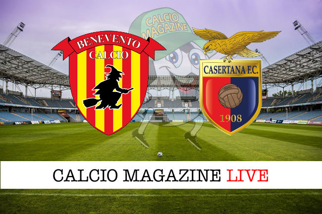 Benevento Casertana cronaca diretta live risultato in tempo reale