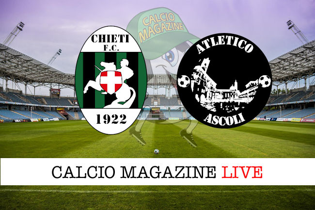 Chieti Atletico Ascoli cronaca diretta live risultato in tempo reale