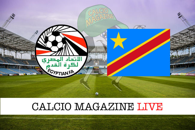 Egitto DR Congo cronaca diretta live risultato tempo reale