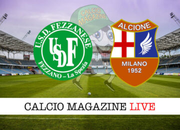 Fezzanese Alcione Milano cronaca diretta live risultato in tempo reale