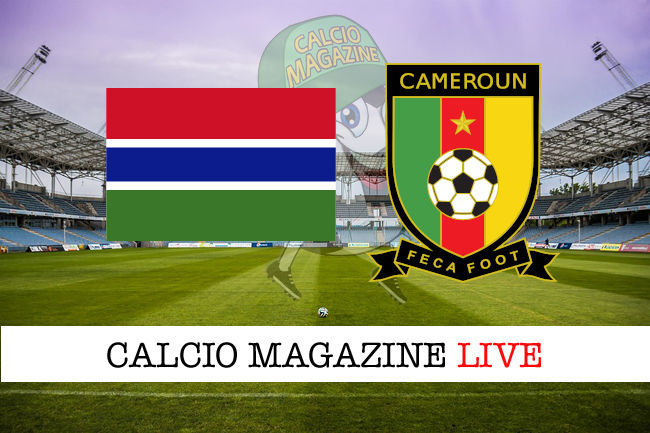 Gambia Camerun cronaca diretta live risultato in tempo reale