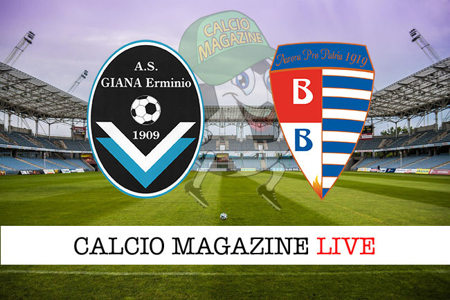 Giana Erminio Pro Patria cronaca diretta live risultato in tempo reale