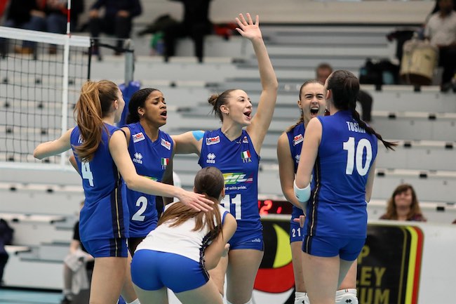 nazionale u18 femminile ita-ned