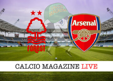 Nottingham Arsenal cronaca diretta live risultato tempo reale