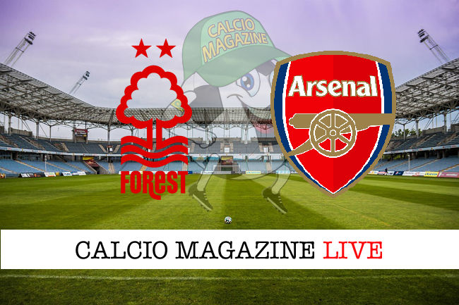 Nottingham Arsenal cronaca diretta live risultato tempo reale