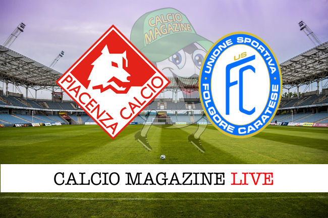 Piacenza Folgore Caratese cronaca diretta live risultato in tempo reale
