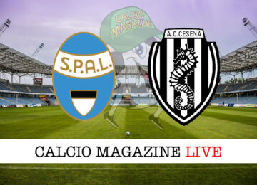 Spal Cesena cronaca diretta live risultato in tempo reale