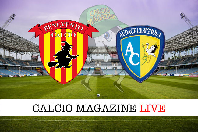 Benevento Audace Cerignola cronaca diretta live risultato in tempo reale