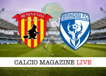 Benevento Brindisi cronaca diretta live risultato in tempo reale