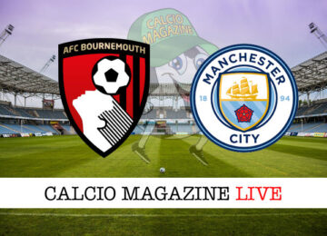 Bournemouth Manchester City cronaca diretta live risultato in tempo reale