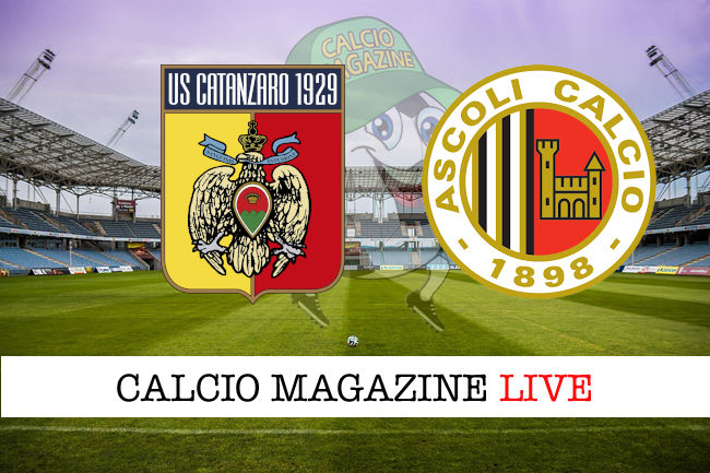 Catanzaro Ascoli cronaca diretta live risultato in tempo reale