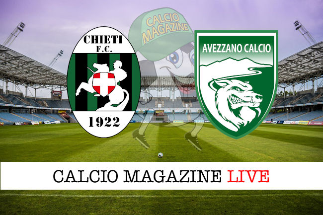 Chieti Avezzano cronaca diretta live risultato in tempo reale