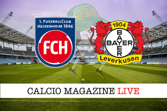 Heidenheim Bayer Leverkusen cronaca diretta live risultato in tempo reale