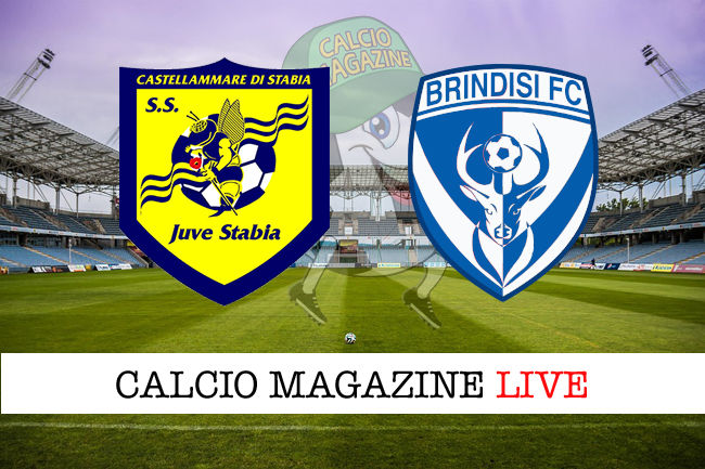 Juve Stabia Brindisi cronaca diretta live risultato in tempo reale