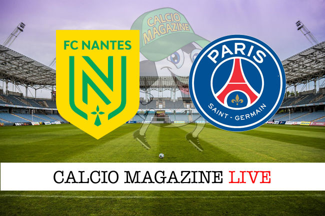 Nantes PSG cronaca diretta live risultato in tempo reale