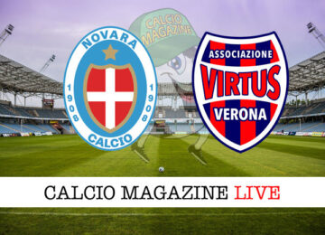 Novara Virtus Verona cronaca diretta live risultato in tempo reale