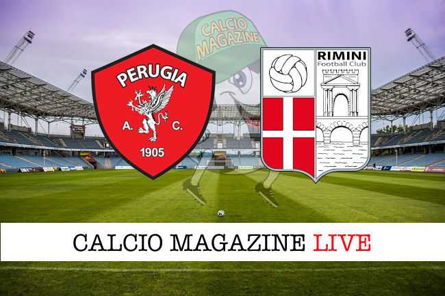 Perugia Rimini cronaca diretta live risultato in tempo reale