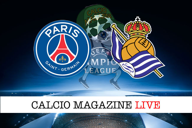 PSG Real Sociedad cronaca diretta live risultato in tempo reale