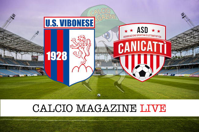 Vibonese Canicattì cronaca diretta live risultato in tempo reale