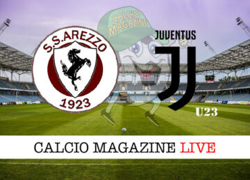 Arezzo Juventus Next Gen cronaca diretta live risultato in tempo reale