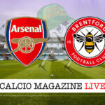 Arsenal Brentford cronaca diretta live risultato in tempo reale