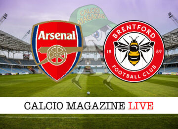 Arsenal Brentford cronaca diretta live risultato in tempo reale