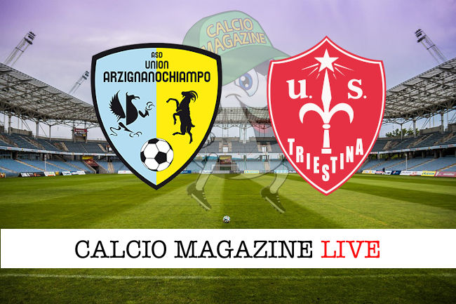 Arzignano Valchiampo Triestina cronaca diretta live risultato in tempo reale