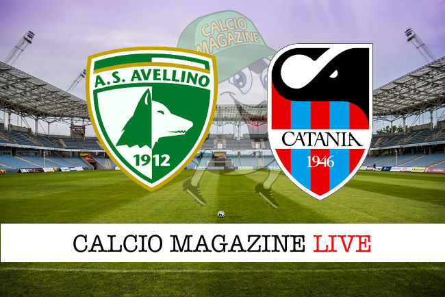 Avellino Catania cronaca diretta live risultato in tempo reale