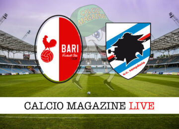 Bari Sampdoria cronaca diretta live risultato in tempo reale