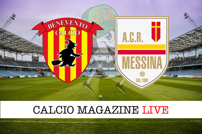 Benevento Messina cronaca diretta live risultato in tempo reale
