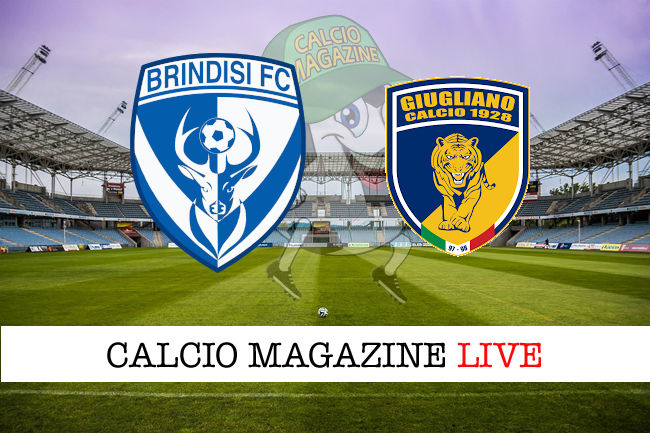 Brindisi Giugliano cronaca diretta live risultato in tempo reale