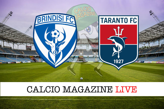 Brindisi Taranto cronaca diretta live risultato in tempo reale
