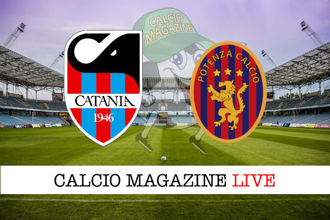 Catania Potenza cronaca diretta live risultato in tempo reale