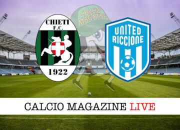 Chieti United Riccione cronaca diretta live risultato in tempo reale