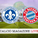 Darmstadt Bayern Monaco cronaca diretta live risultato in tempo reale
