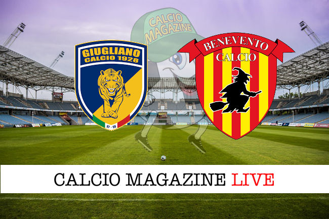 Giugliano Benevento cronaca diretta live risultato in tempo reale