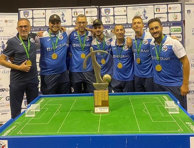 italia campione del mondo calcio tavolo