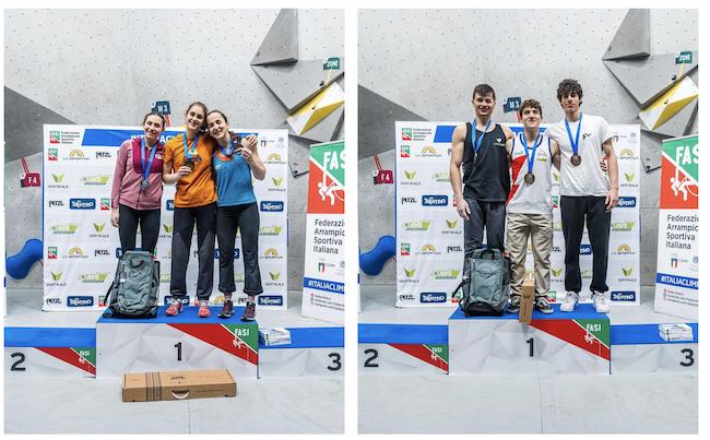 podio coppa italia boulder