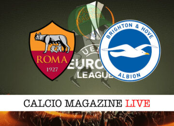 Roma Brighton cronaca diretta live risultato in tempo reale