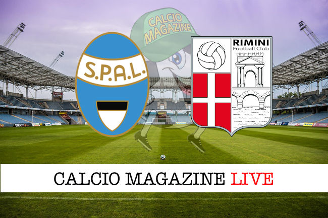 SPAL Rimini cronaca diretta live risultato in tempo reale