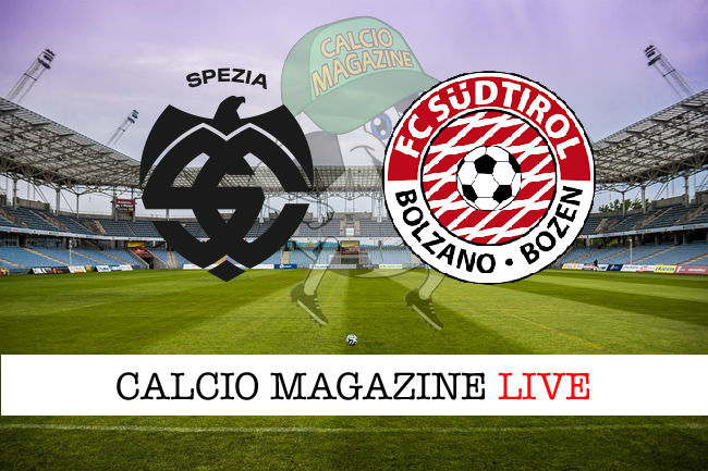 Spezia Sudtirol cronaca diretta live risultato in tempo reale