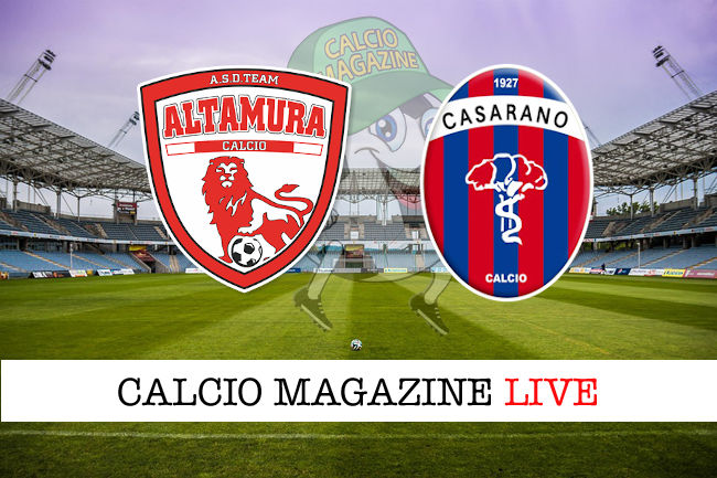 Team Altamura Casarano cronaca diretta live risultato in tempo reale