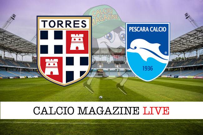 Torres Pescara cronaca diretta live risultato in tempo reale