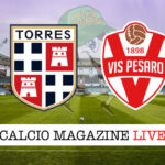 Torres Vis Pesaro cronaca diretta live risultato in tempo reale