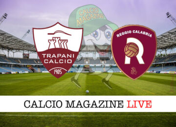 Trapani Reggina cronaca diretta live risultato in tempo reale