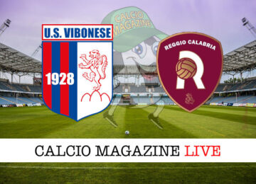 Vibonese Reggio Calabria cronaca diretta live risultato in tempo reale