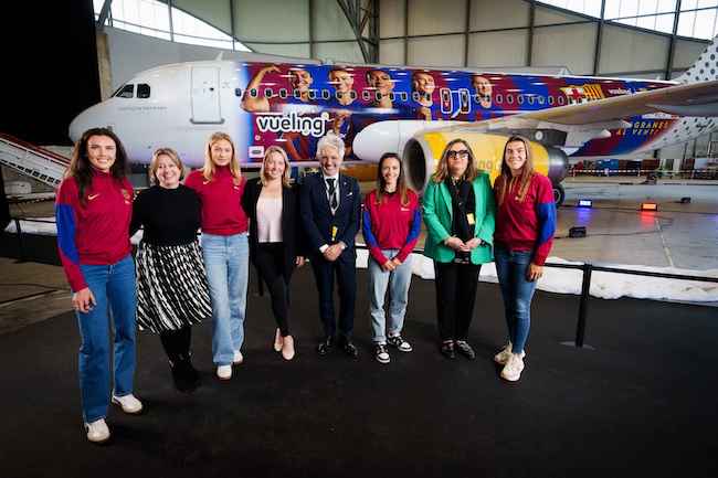 aereo barcellona femminile