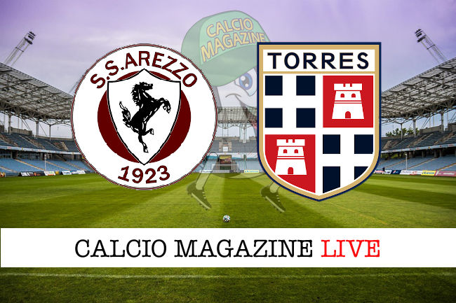Arezzo Torres cronaca diretta live risultato in tempo reale