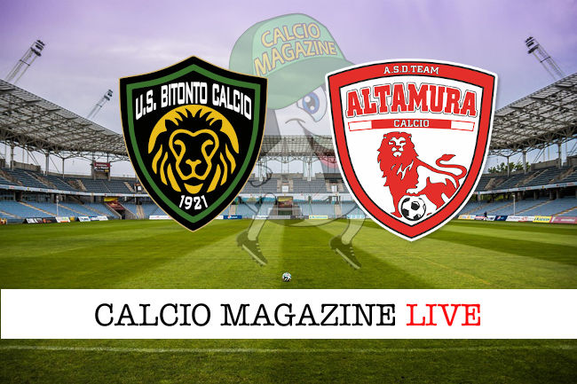 Bitonto Team Altamura cronaca diretta live risultato in tempo reale