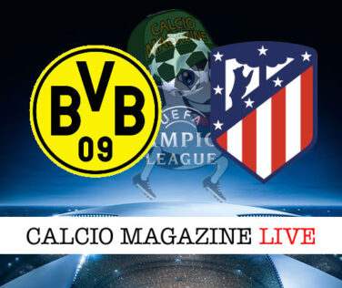 Borussia Dortmund Atletico Madrid cronaca diretta live risultato in tempo reale